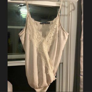 Wrap-Front Cami Bodysuit